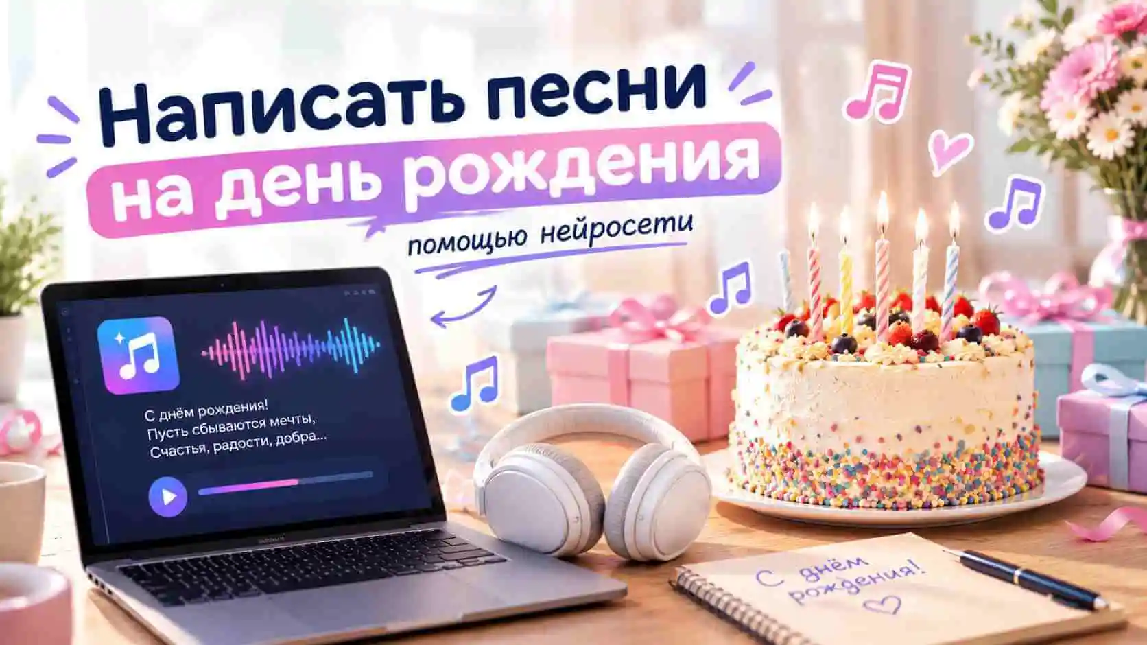Как сделать песню на день рождения с именем — пошагово и бесплатно