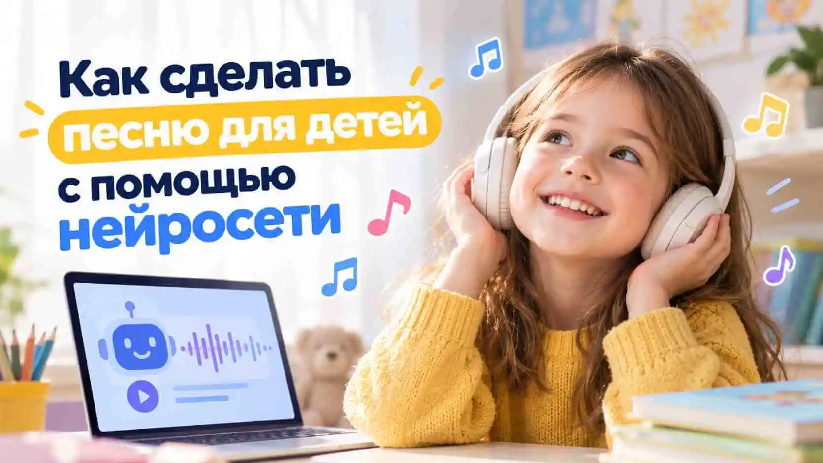 Как сделать песню для детей с помощью ИИ: пошаговый гид