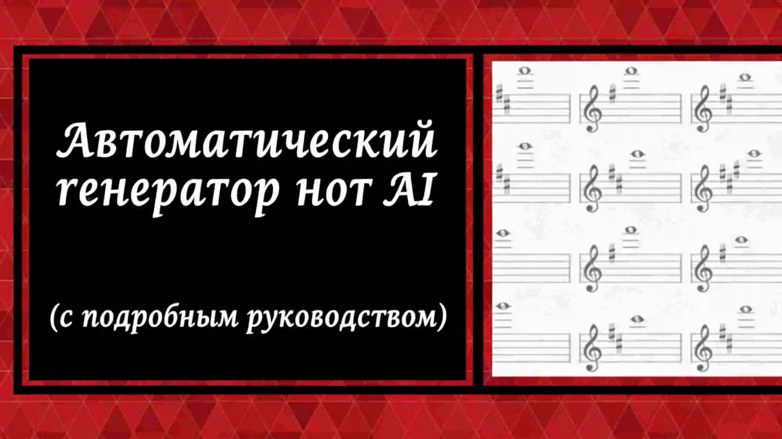 Генератор нот с помощью ИИ: получите музыки и ноты легко