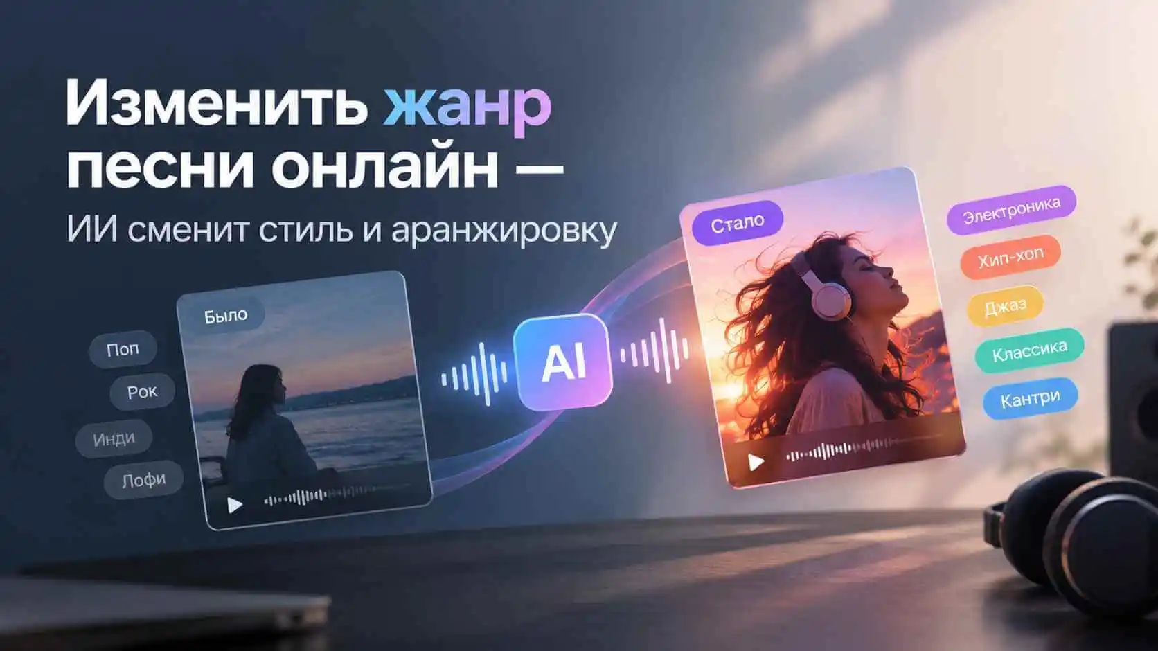 Как изменить песню онлайн: смена жанра и аранжировки за 3 шага