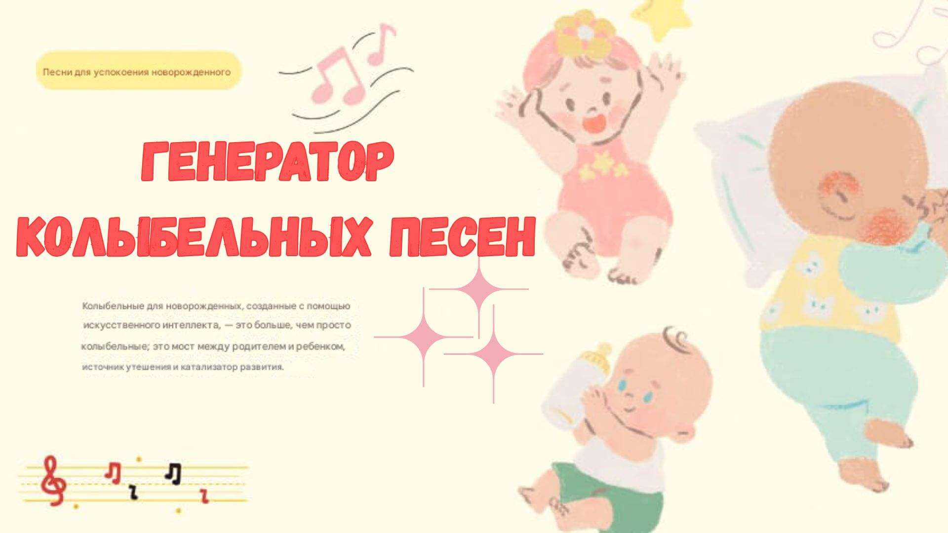 введение в генератор колыбельных