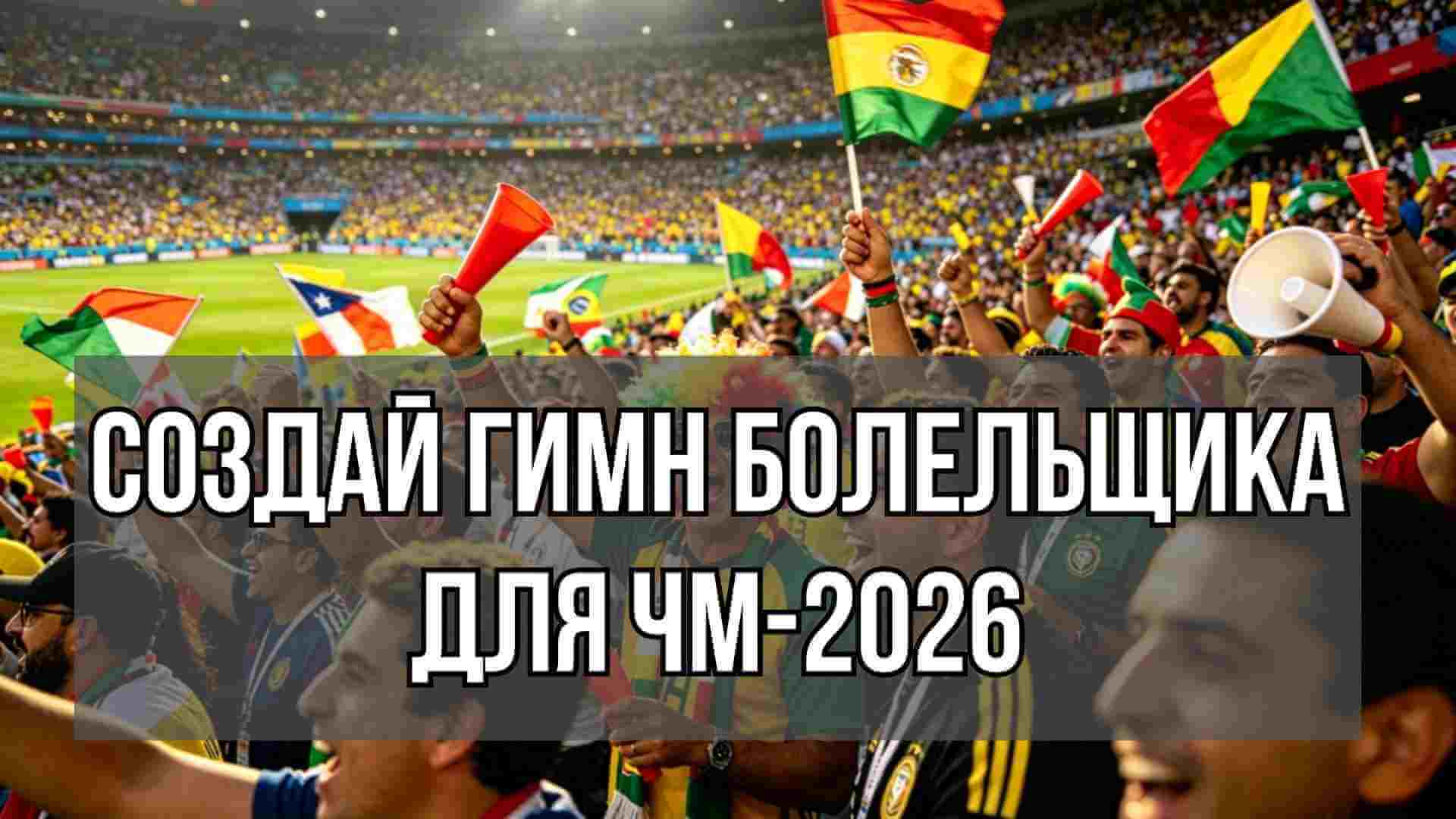 topmediai ИИ генератор гимна болельщика ЧМ 2026