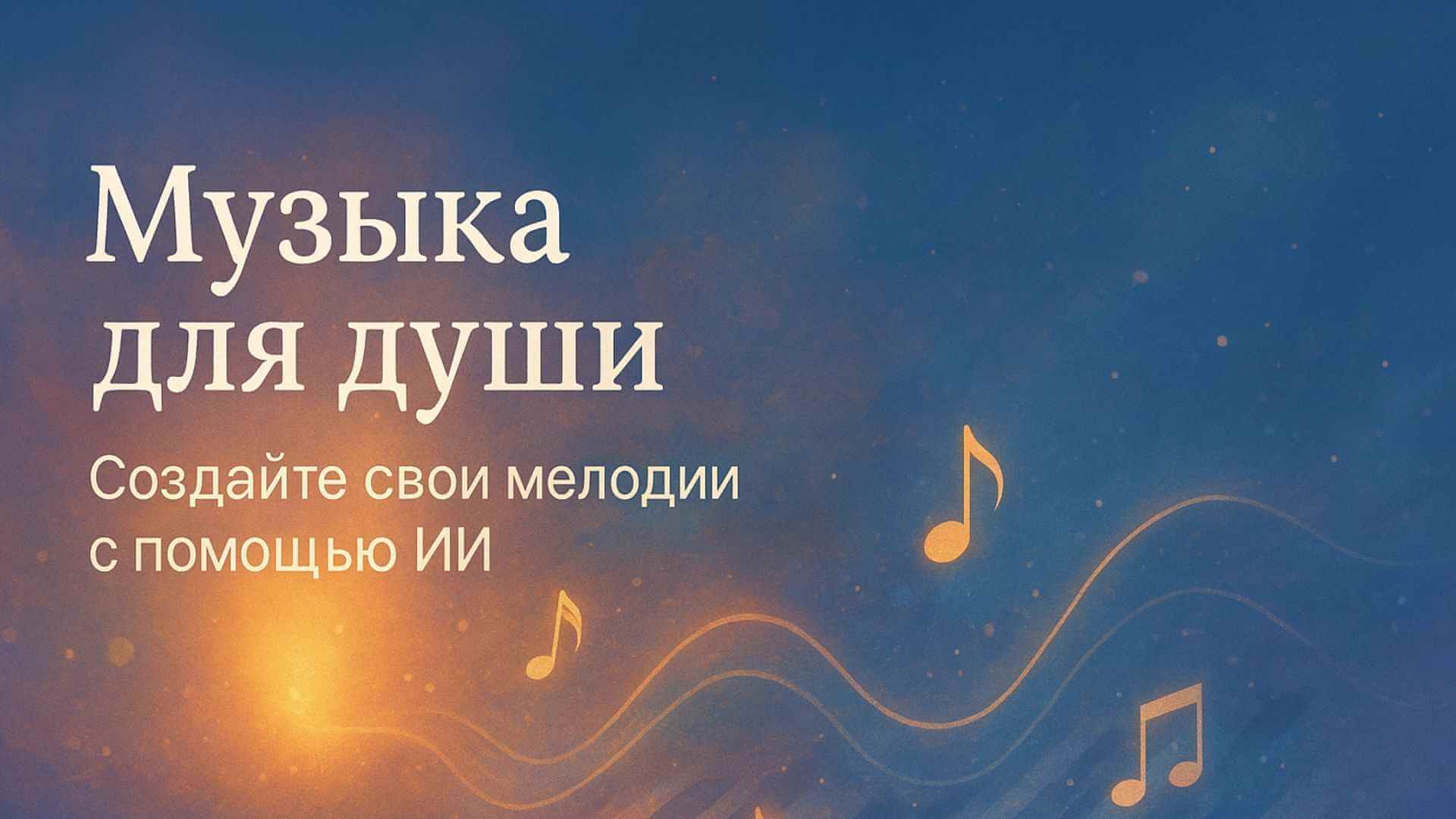 создать музыку для души ии