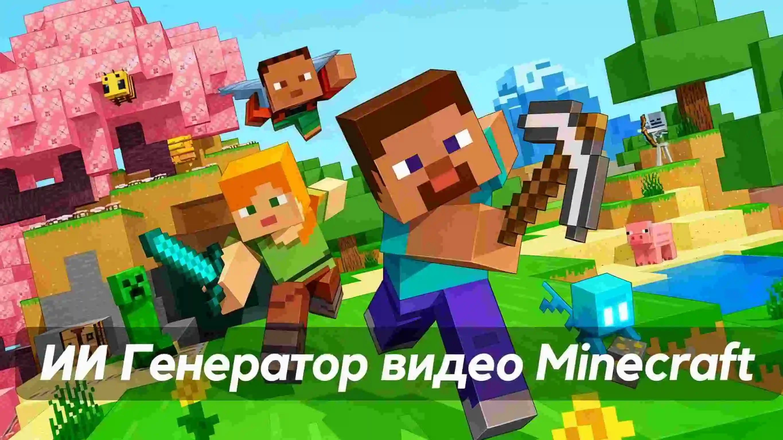 Топ-5 ИИ для создания видео по паркуру Minecraft в 2025 году