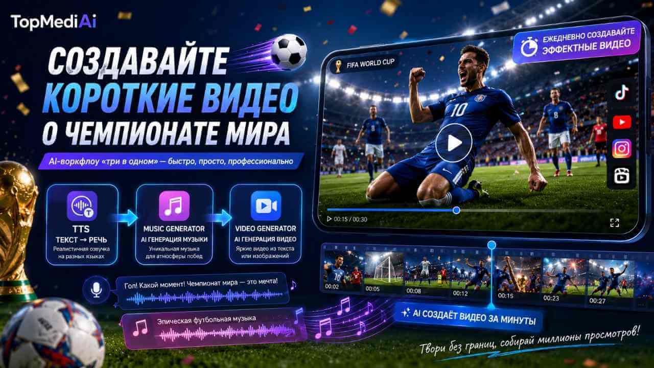 создание видео о чемпионате мира 2026 с помощью ИИ