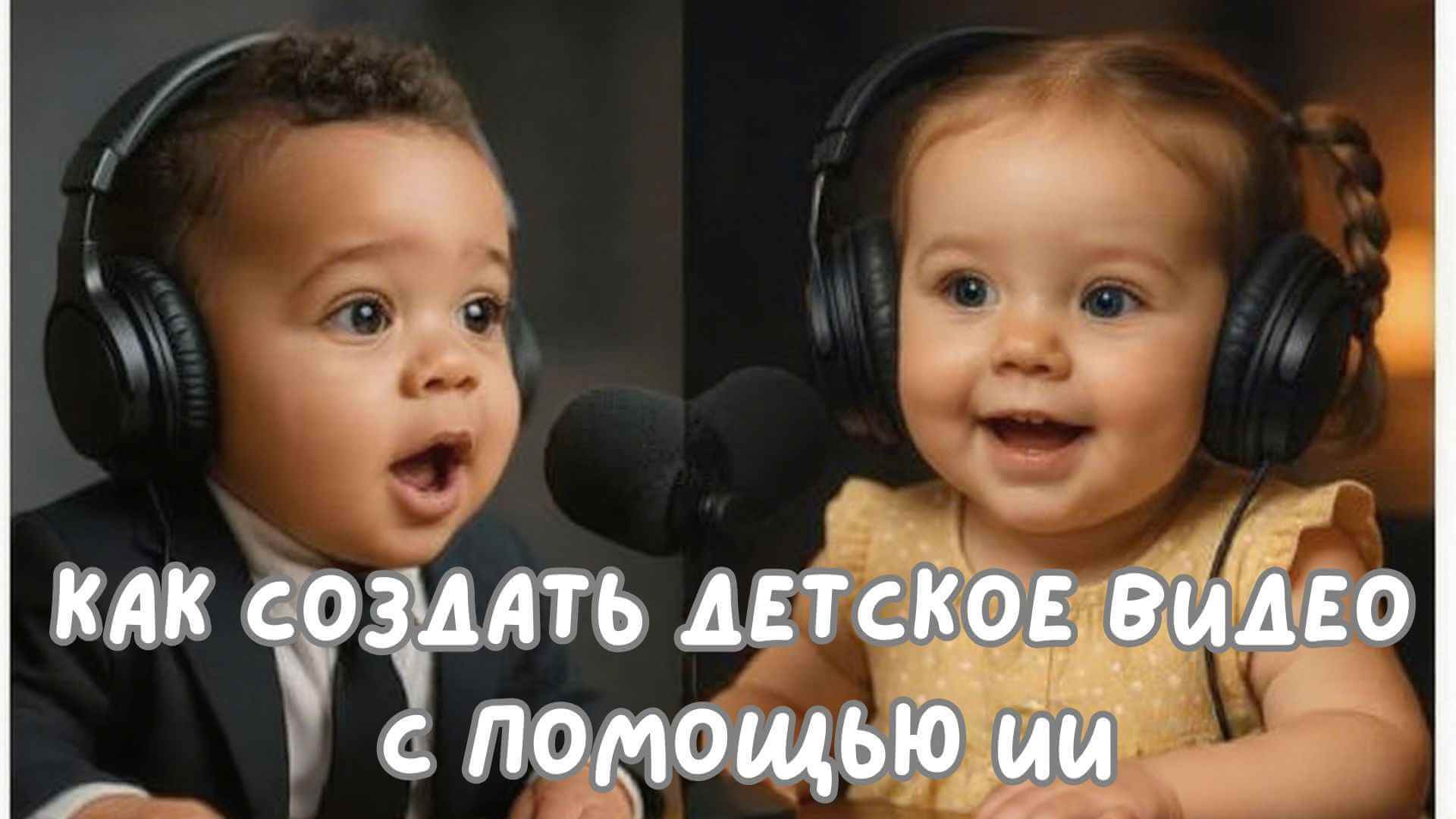 как делать детские видео