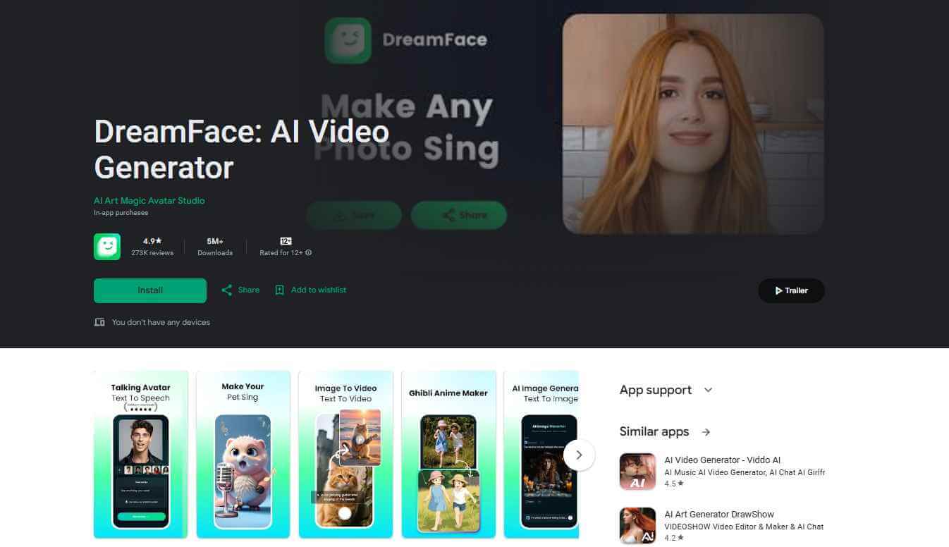 Dreamface — приложение, которое заставит вашего питомца танцевать