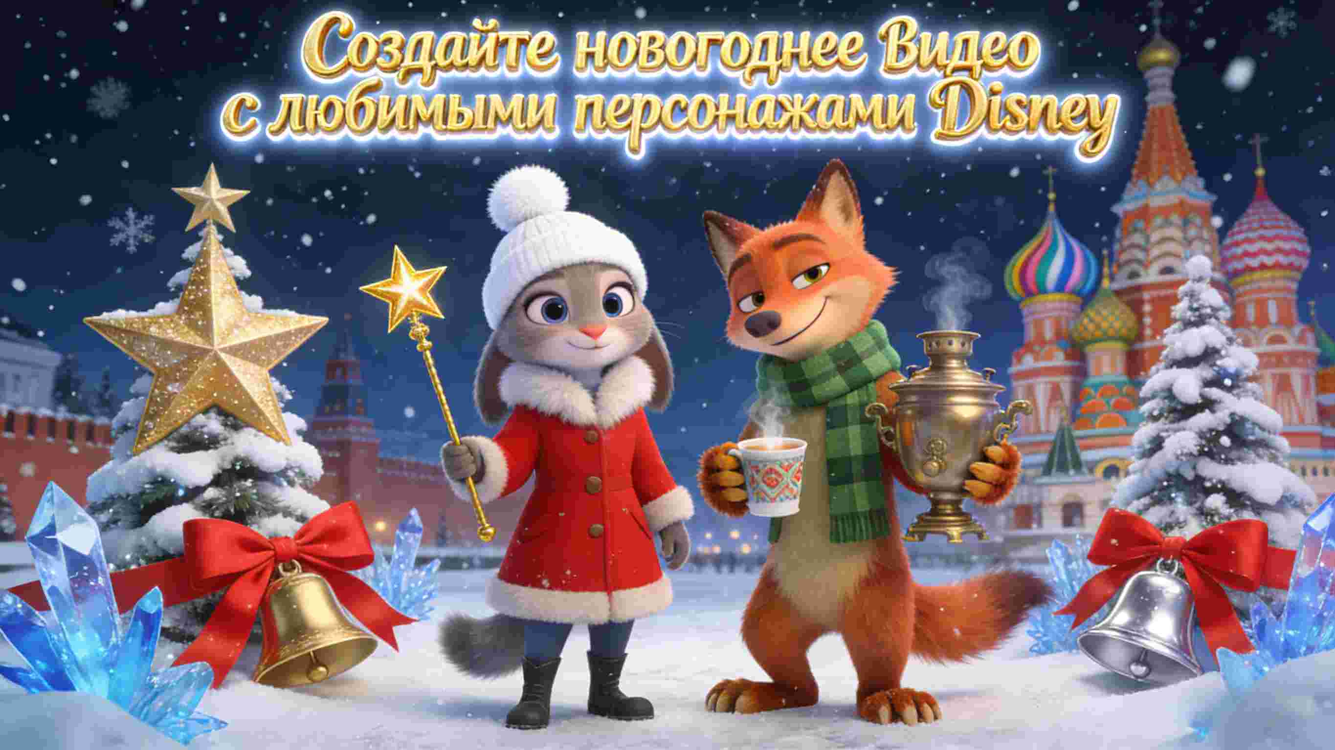 disney новогоднее видео
