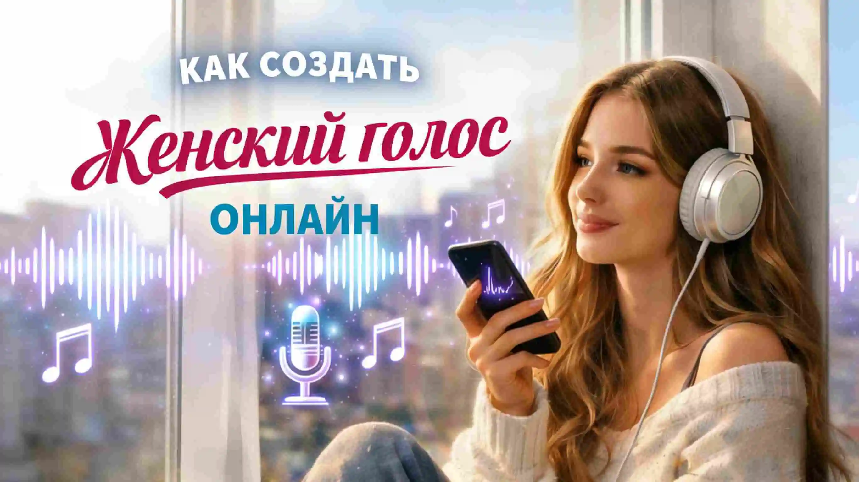 Сделать озвучку текста женским голосом онлайн с помощью генератора голоса