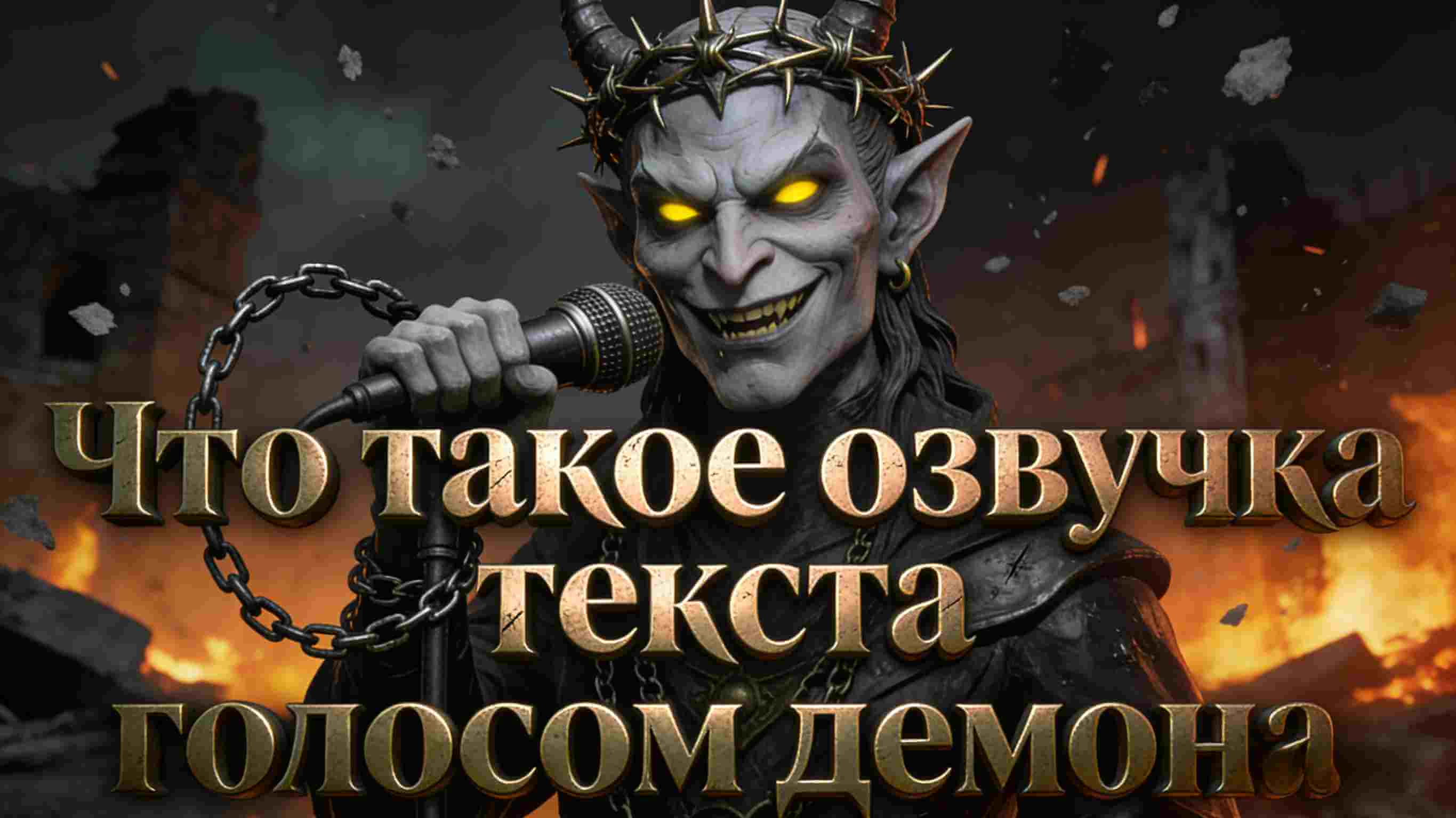 что такое озвучка голосом демона