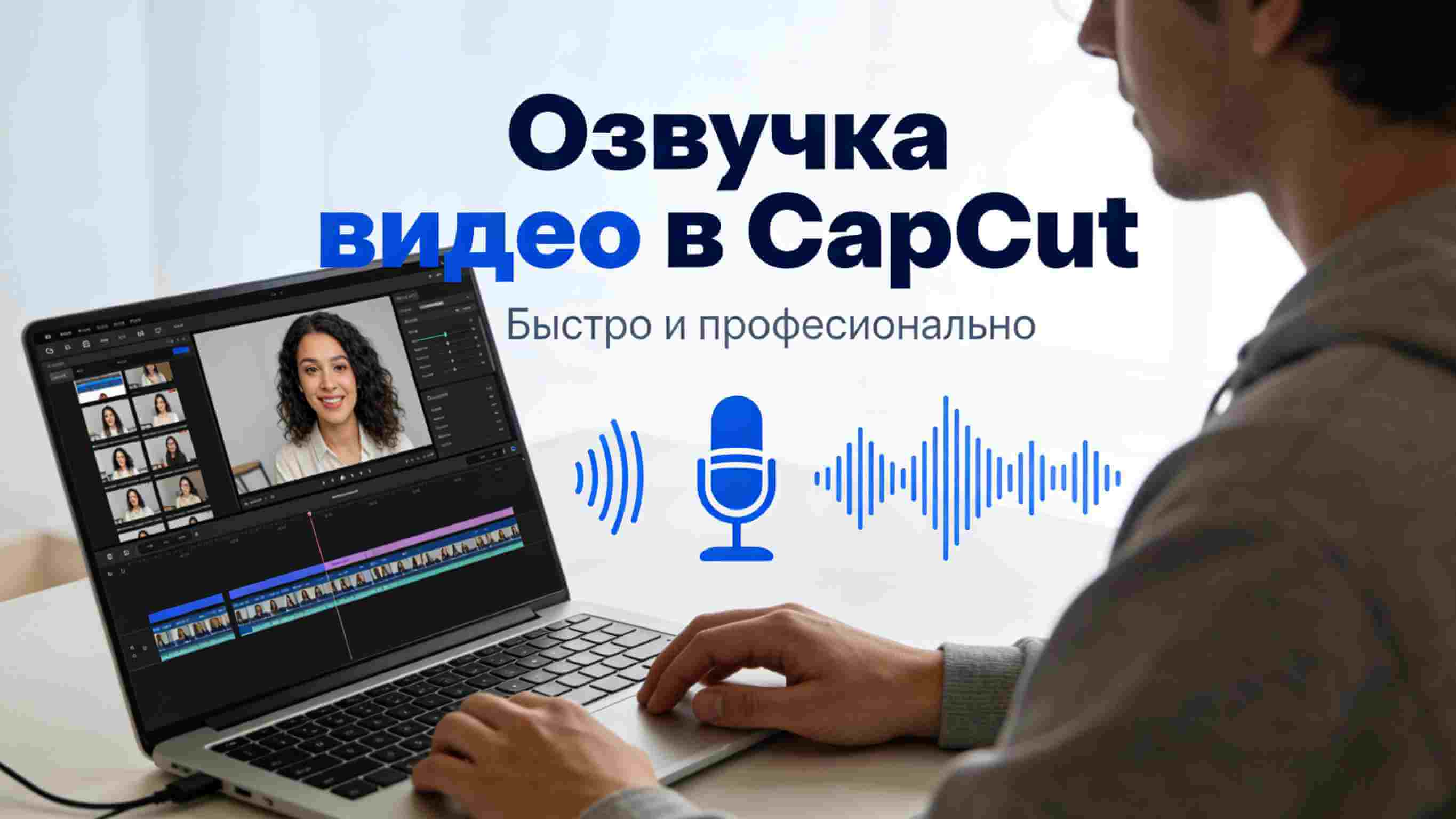 озвучка в capcut