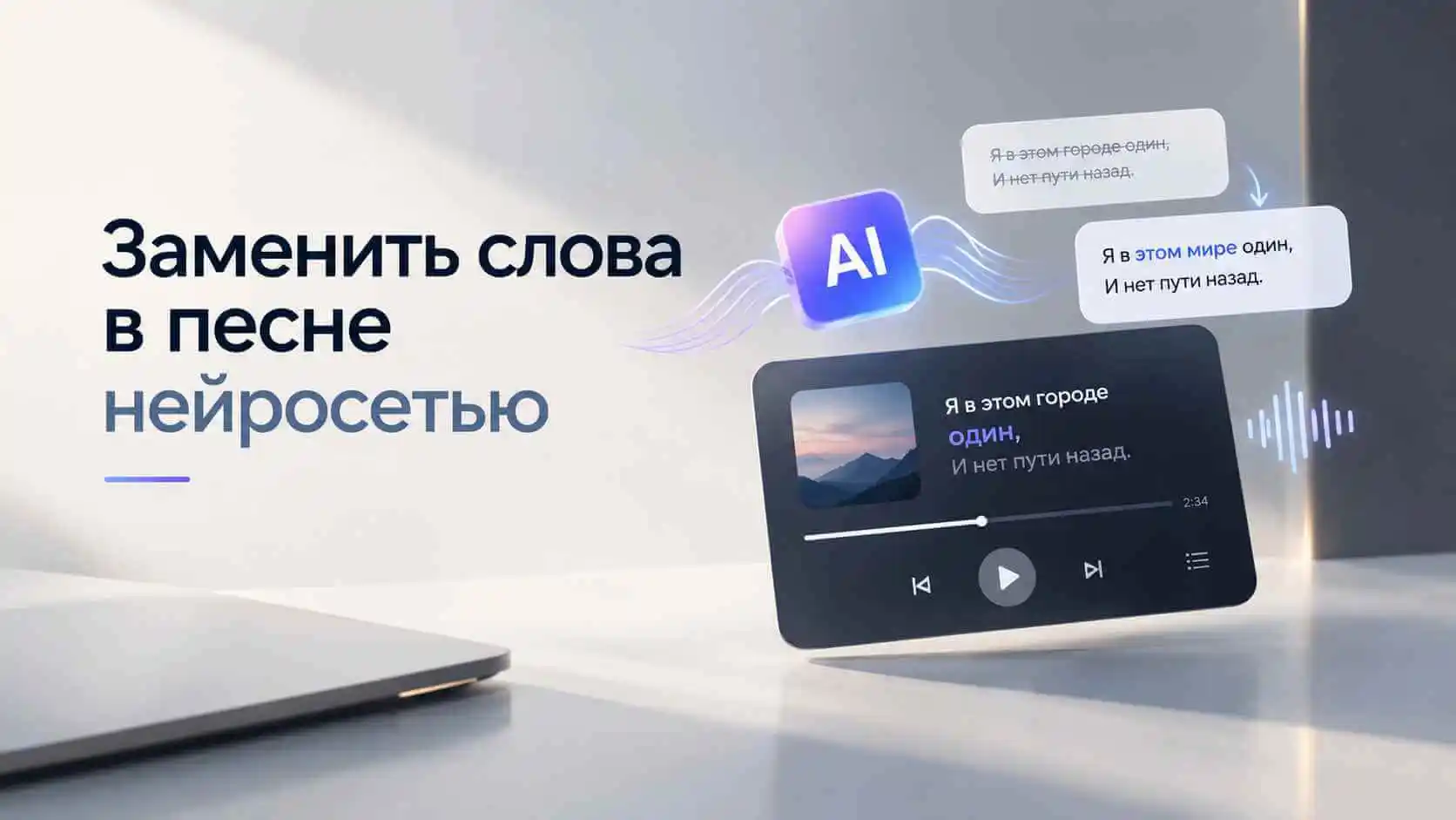 Изменить текст песни и сохранить голос оригинала — как это сделать