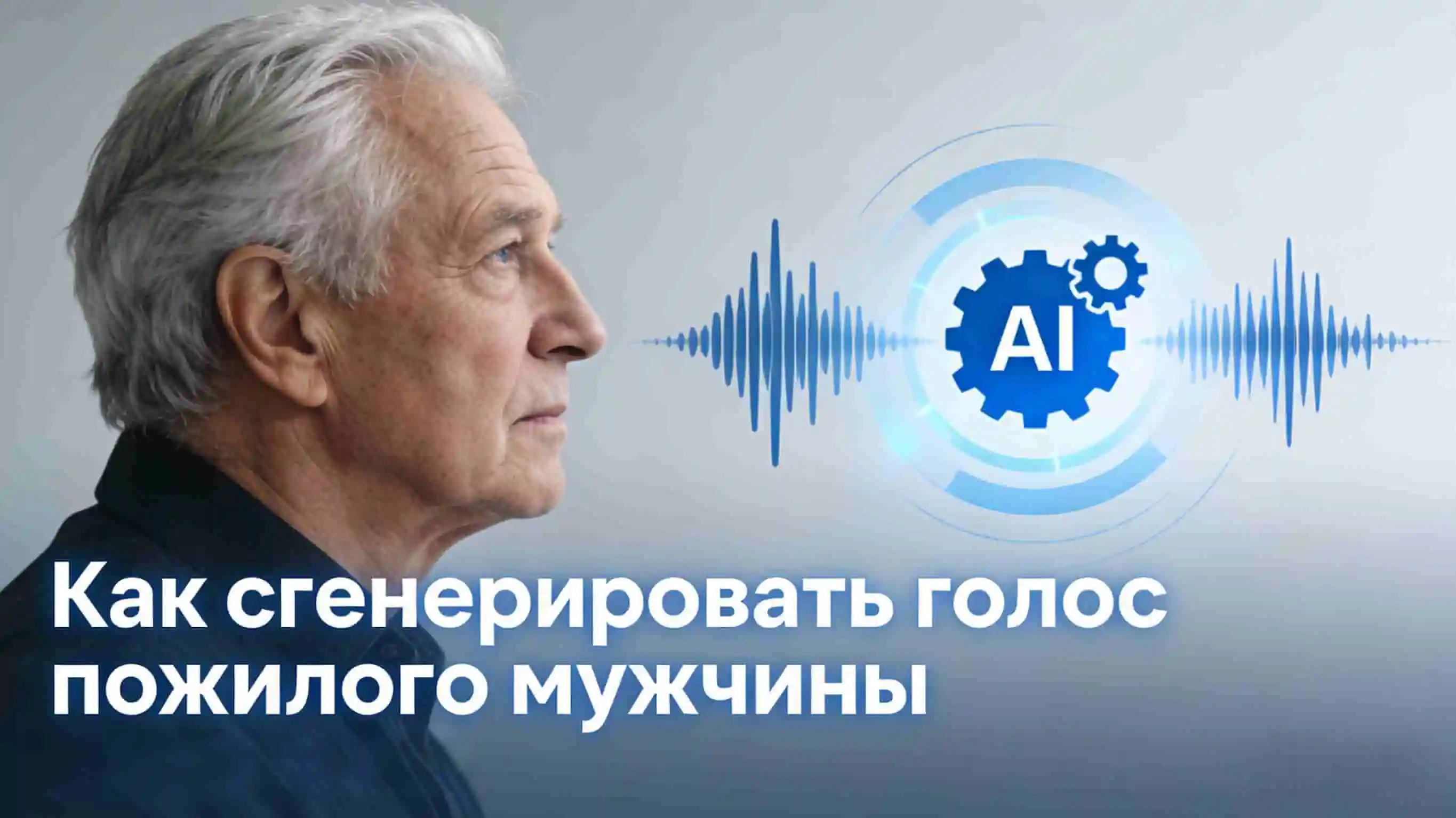 Добавьте авторитета своему голосу с озвучки текста пожилым голосом