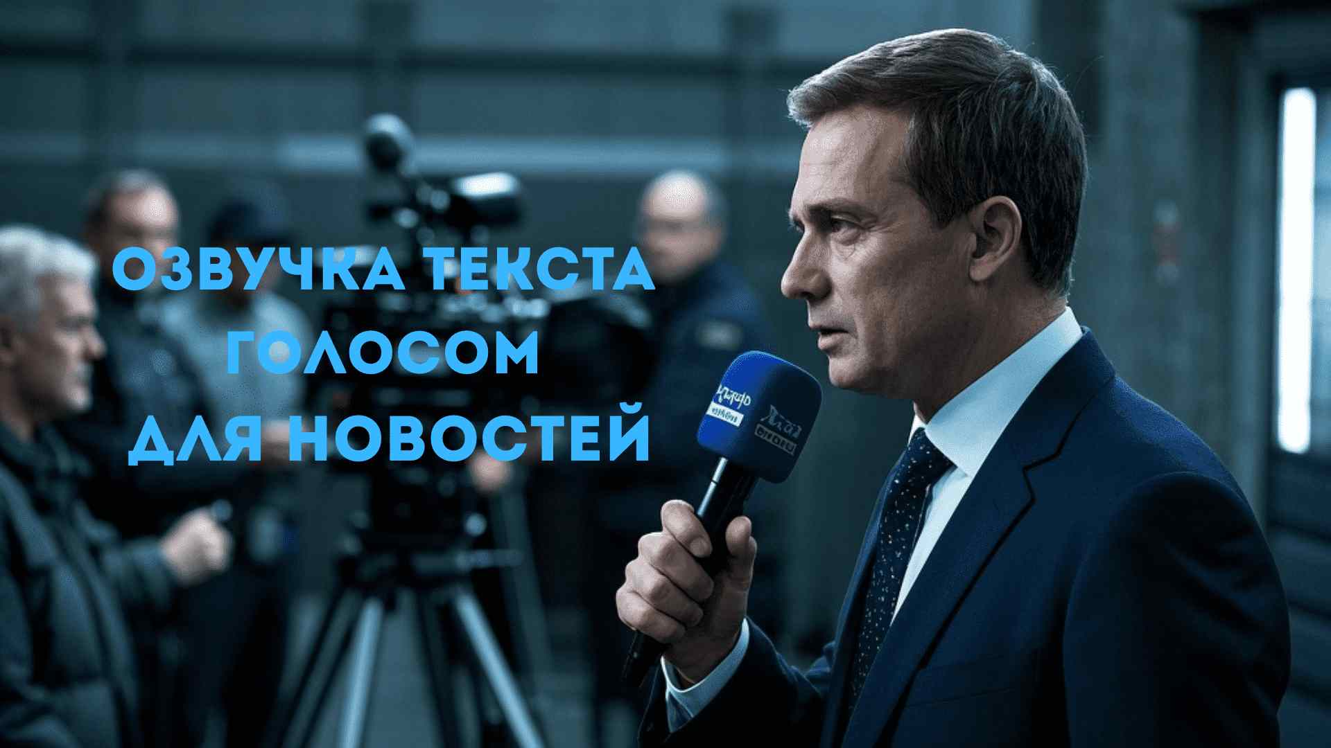 news reporter voice generater
