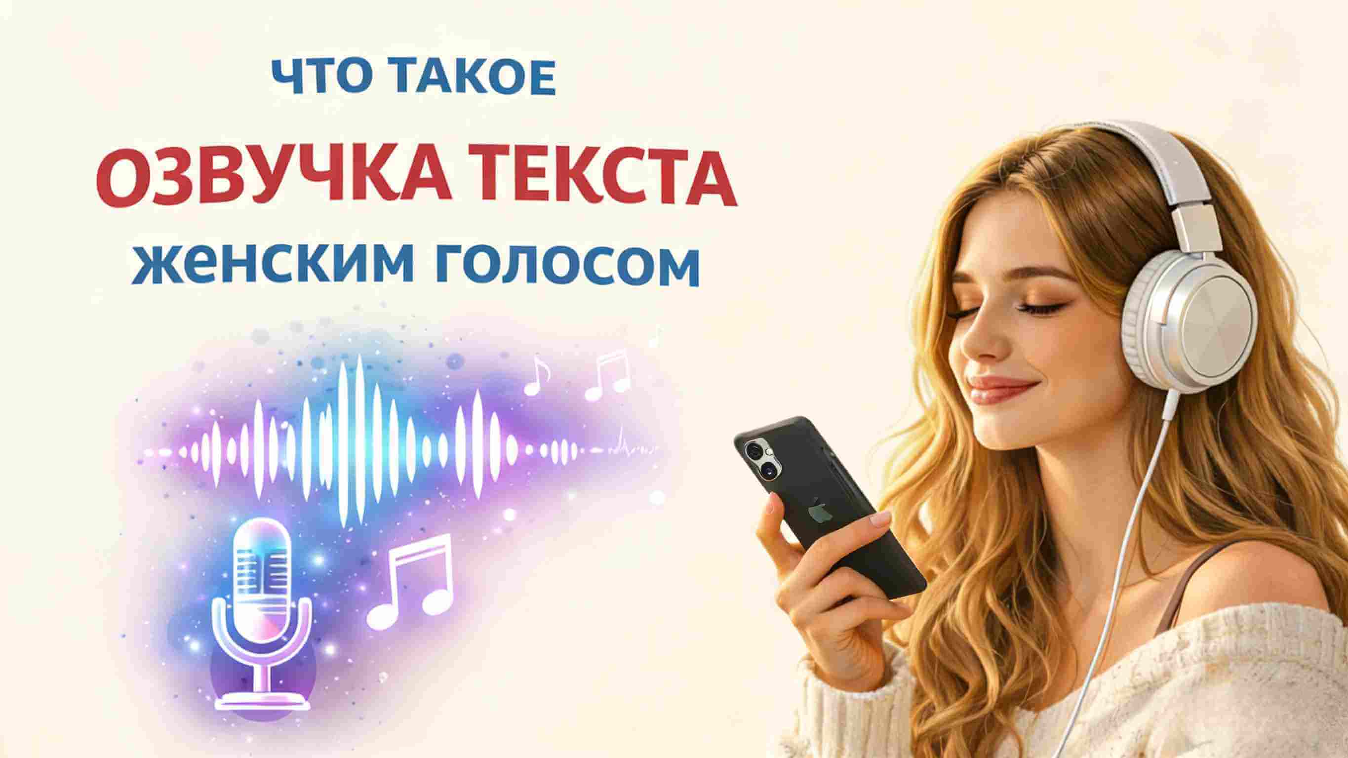 женский голос