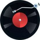 Decorative vinyl record