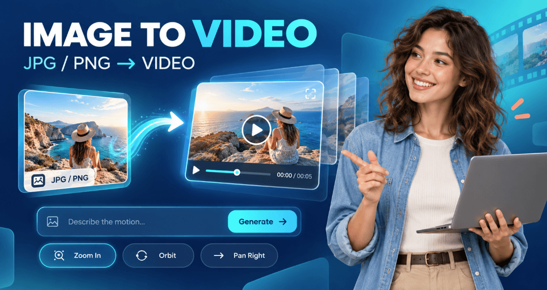 Generador de imagen a video con IA online
