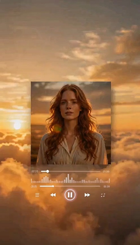 Engaging Animated Album Cover Videos from Text