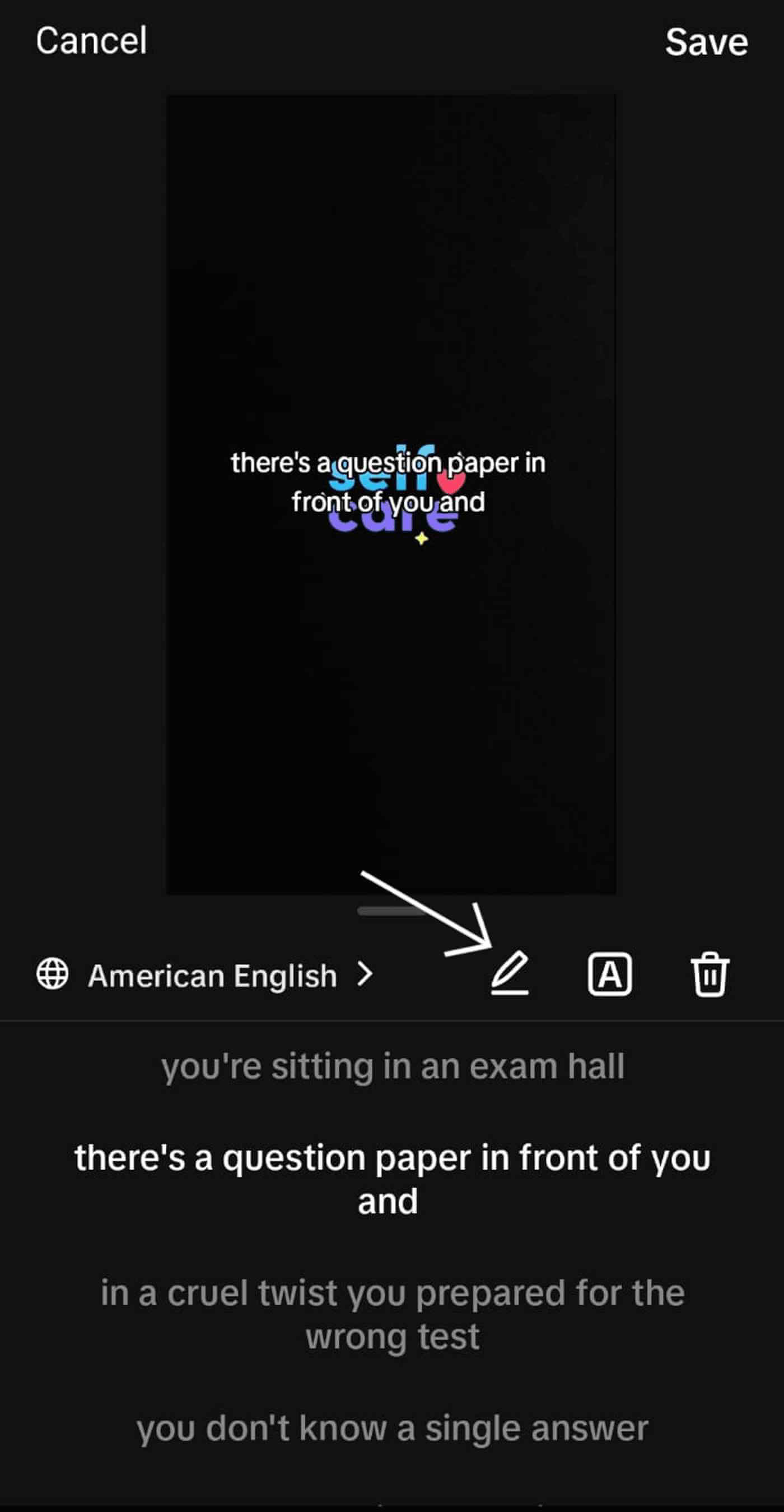 add captions to tiktok video 4
