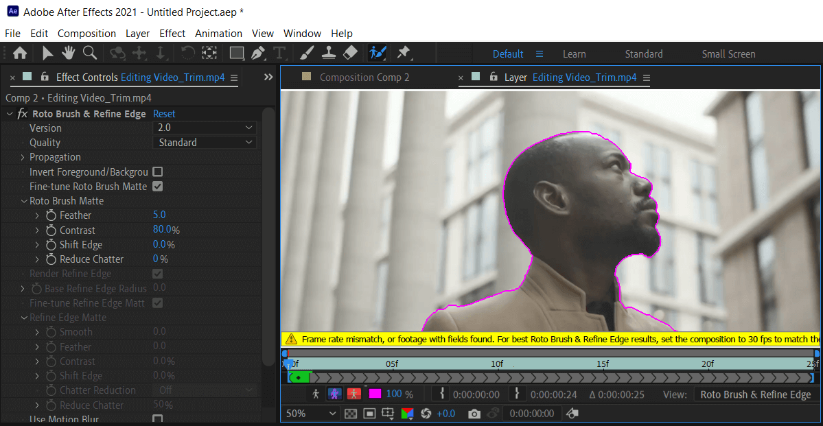 adobe after effects editting