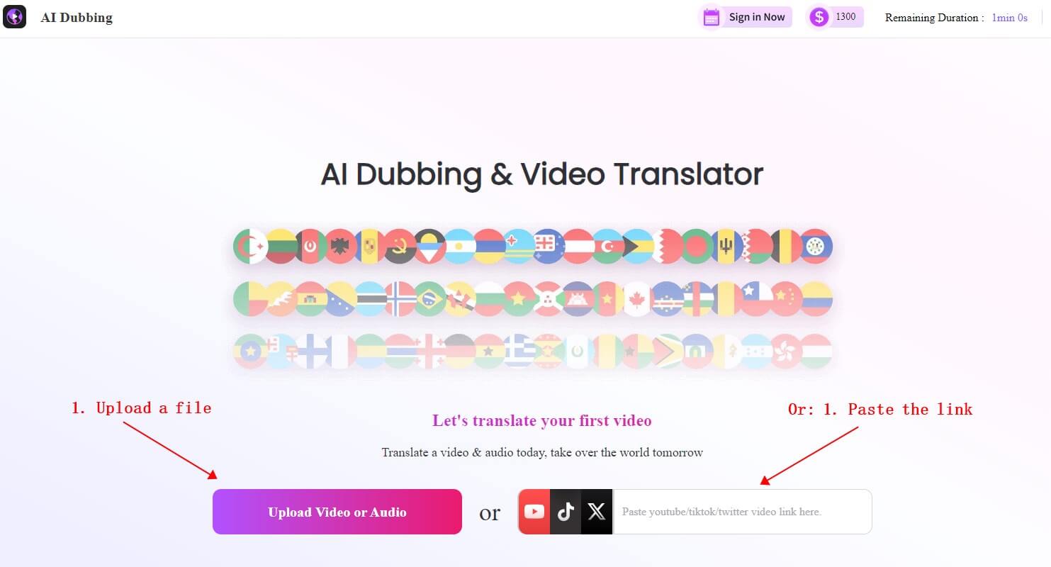 topmediai video translator