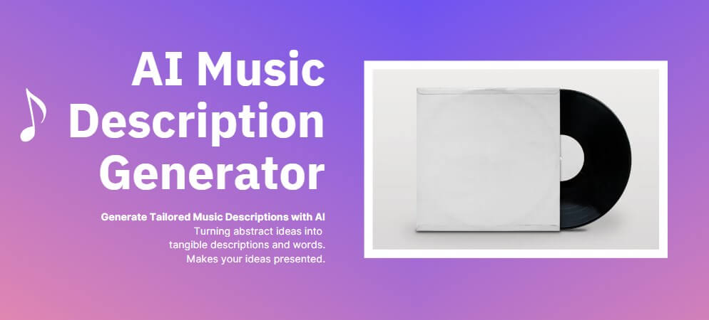 ai music description generator