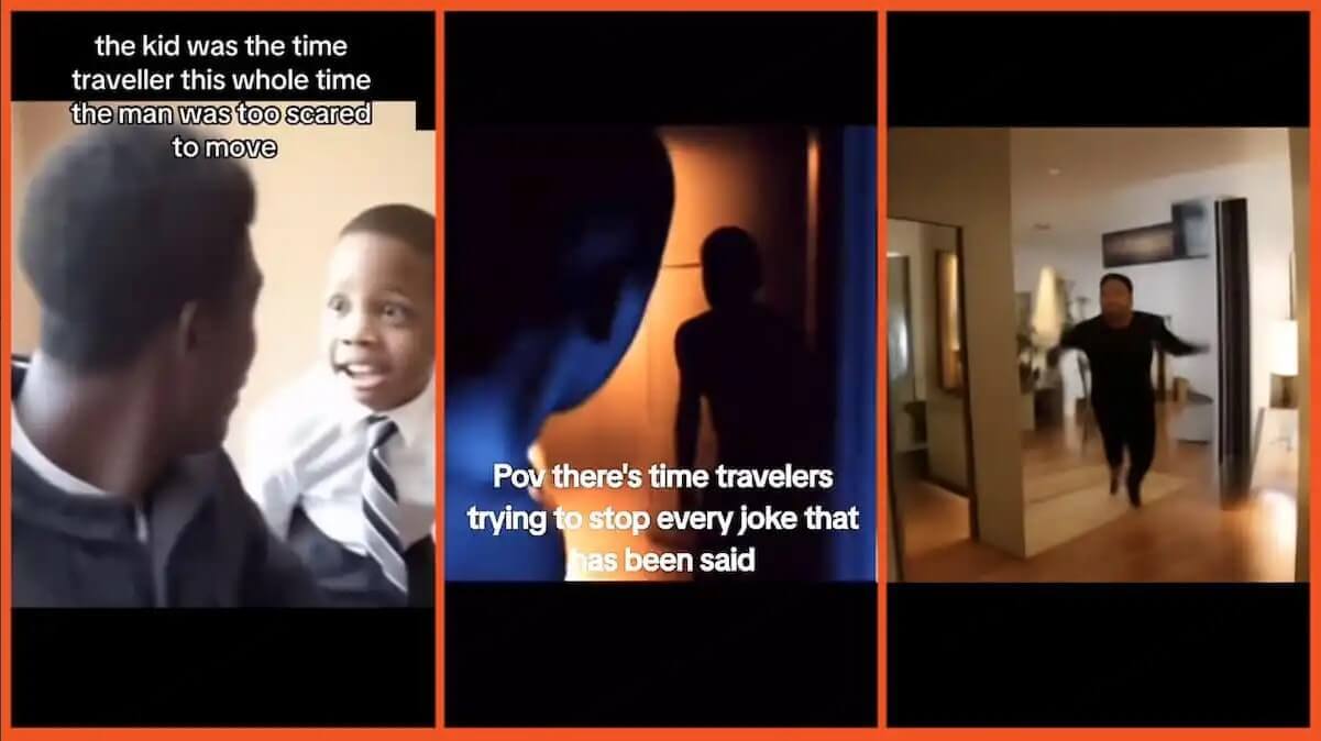 ai time traveler songs in tiktok