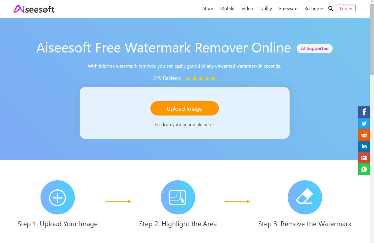 aiseesoft watermark remover website