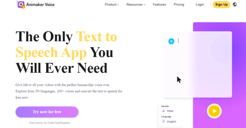 animaker text to speech