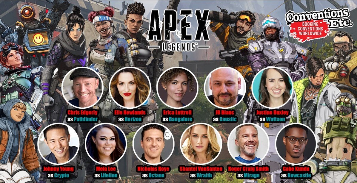 All Apex Legends characters and their Voice Actors