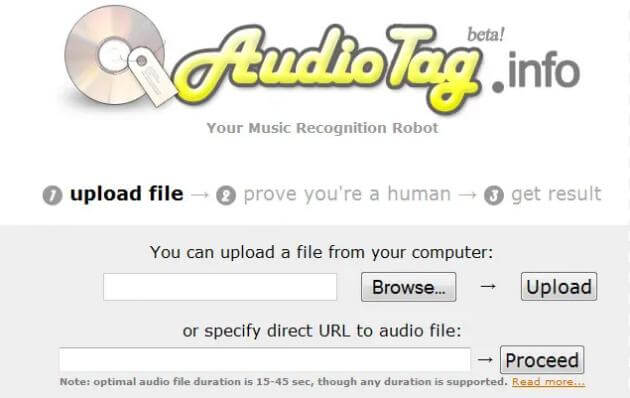 audio tag melody identifier