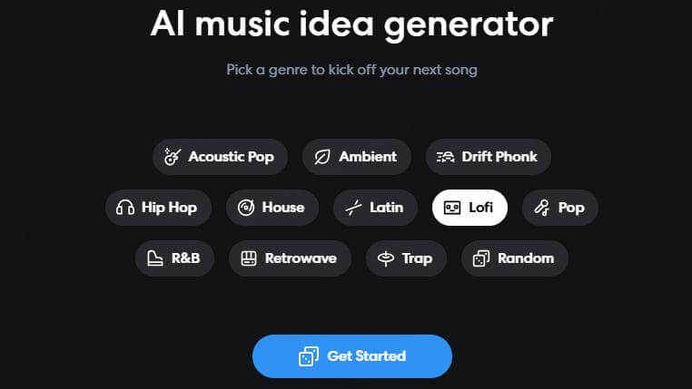 bandlab song idea generator