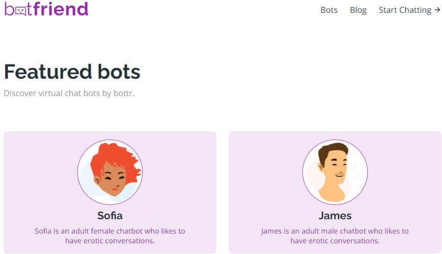 botfriend chatbot online