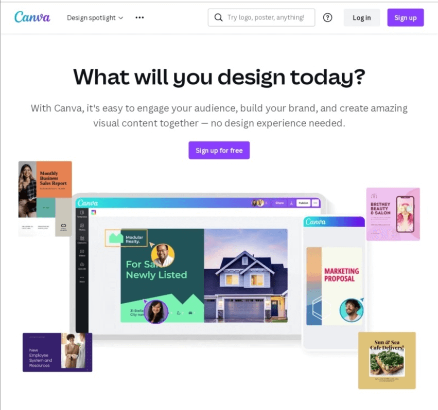 canva sign up