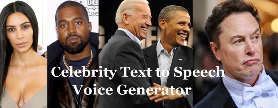 Celebrity Voice Generator Text to Speech Online to Have Fun!