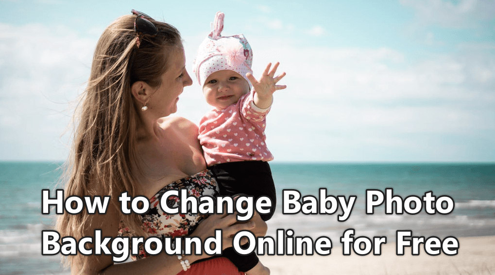 change baby photo background online