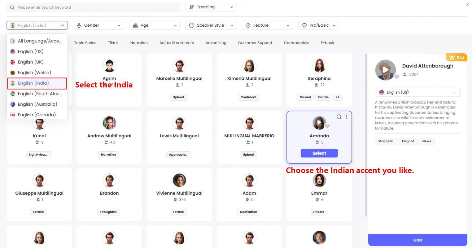 topmediai indian voice text to speech