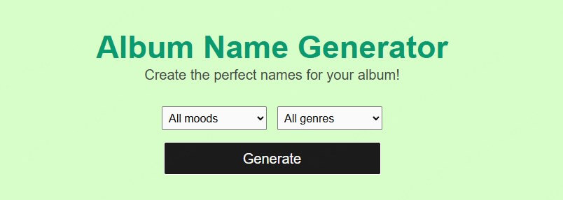 chosic album name generator