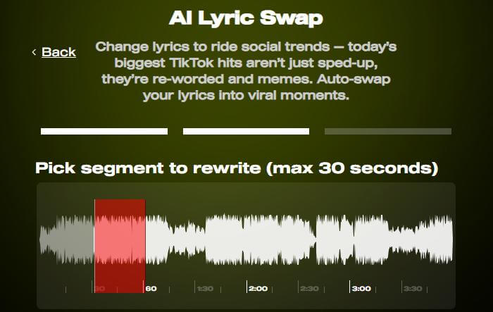 covers.ai ai lyrics swap step2