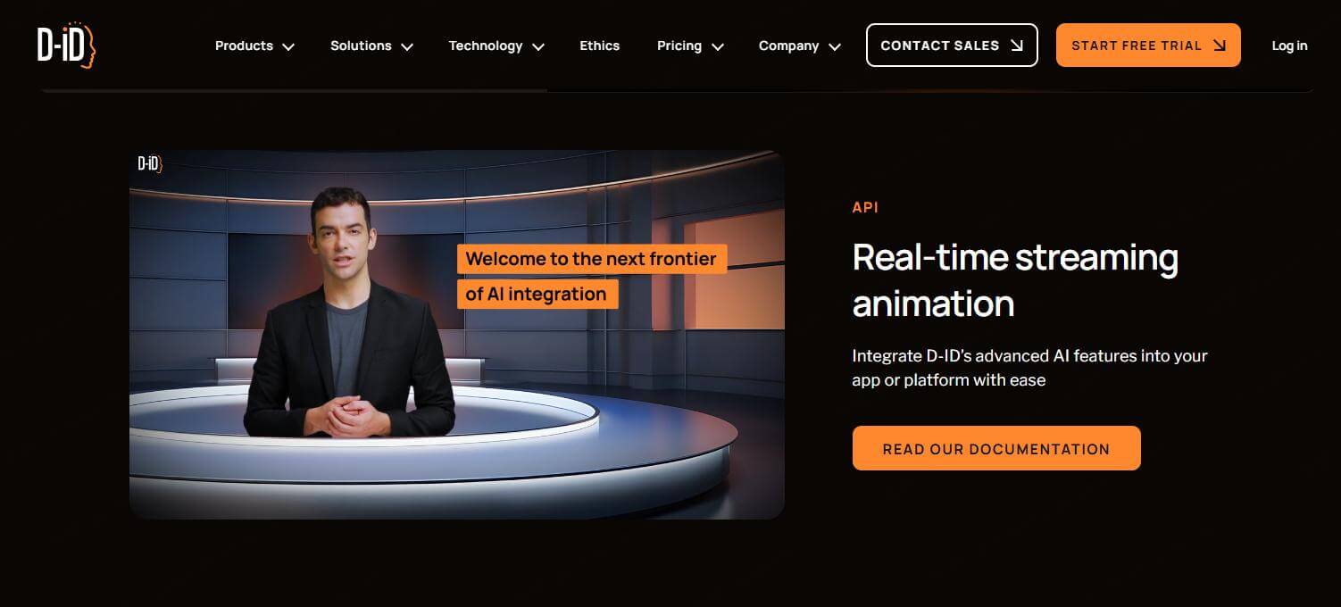 d id ai talking head video maker
