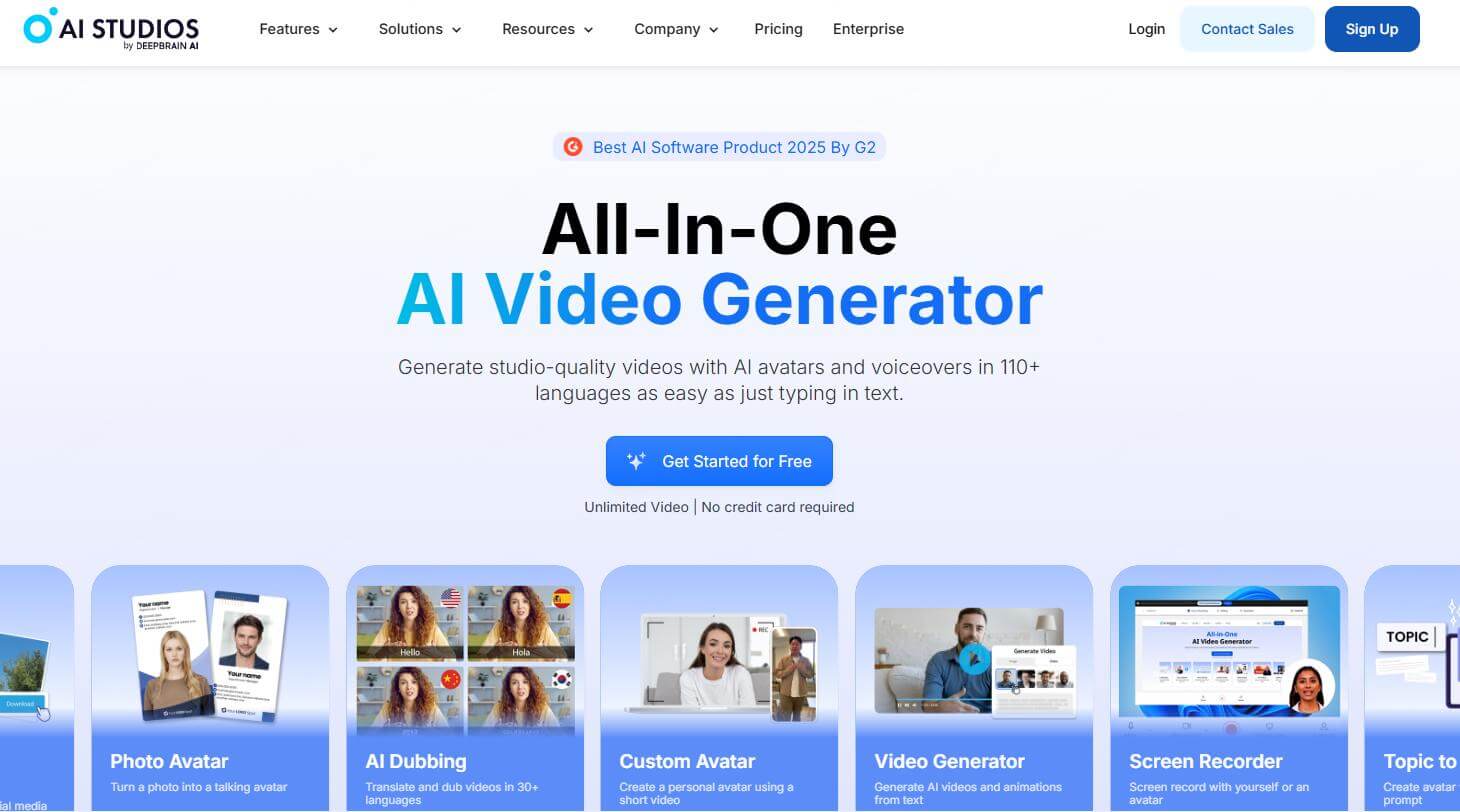 deepbrain ai video generator