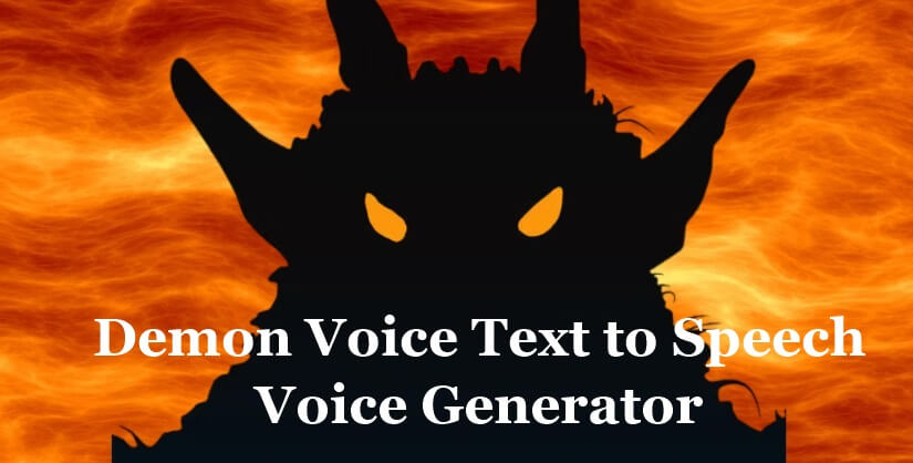 demon voice text to speech