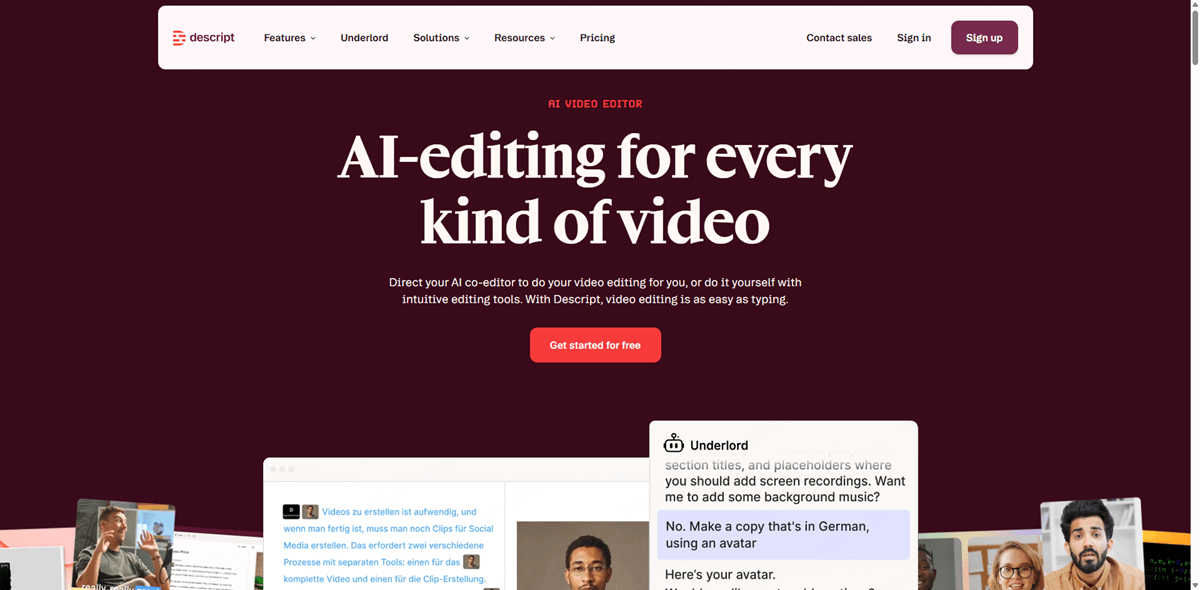 descript-audio-editor