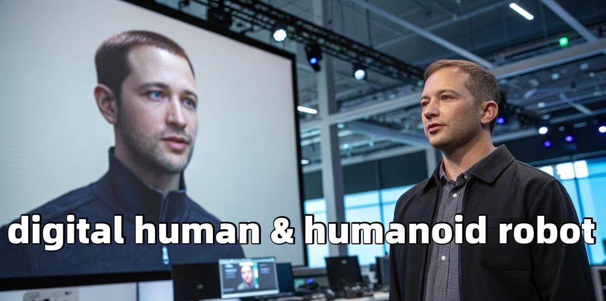 humanoid robot and digital human