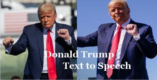 donald trump text to speech
