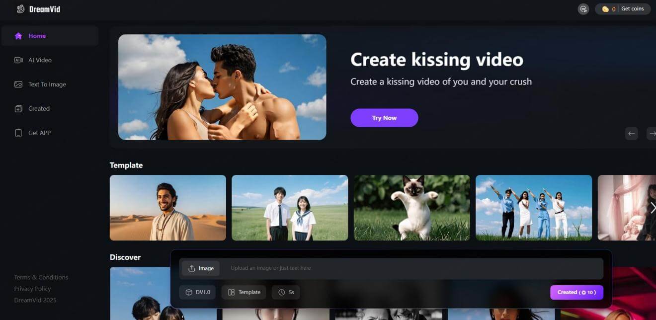 kissing video