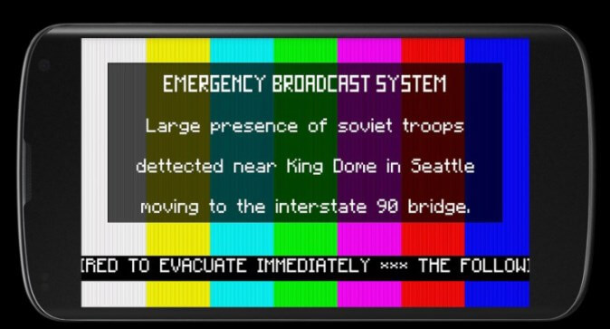 emergency broadcast voice generator