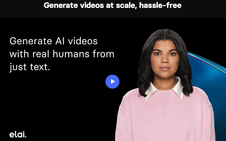 elai ai video avatar generator