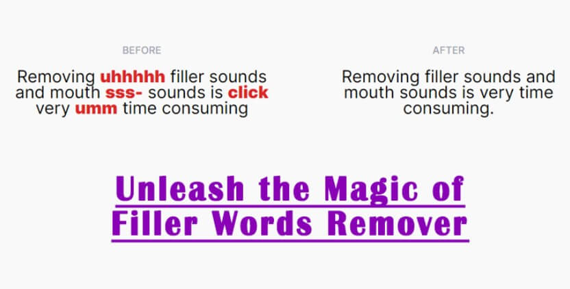 remove filler words