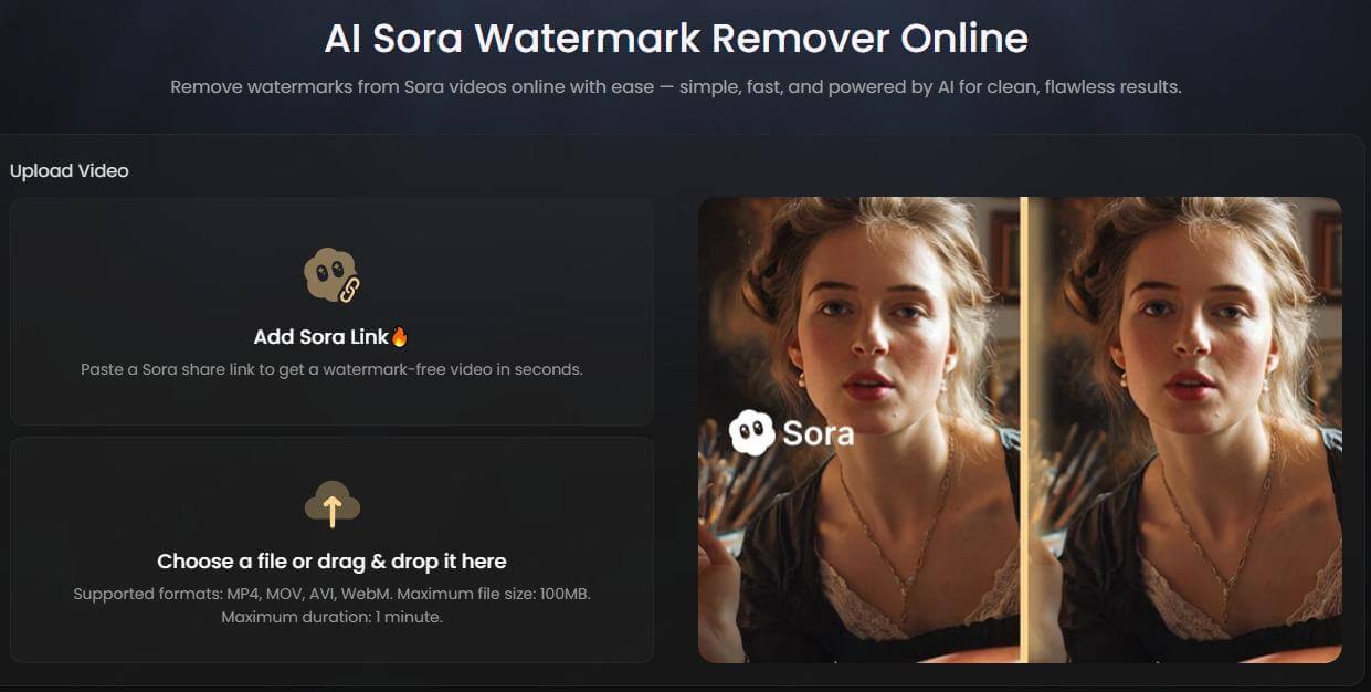 fineshare sora 2 watermark remover